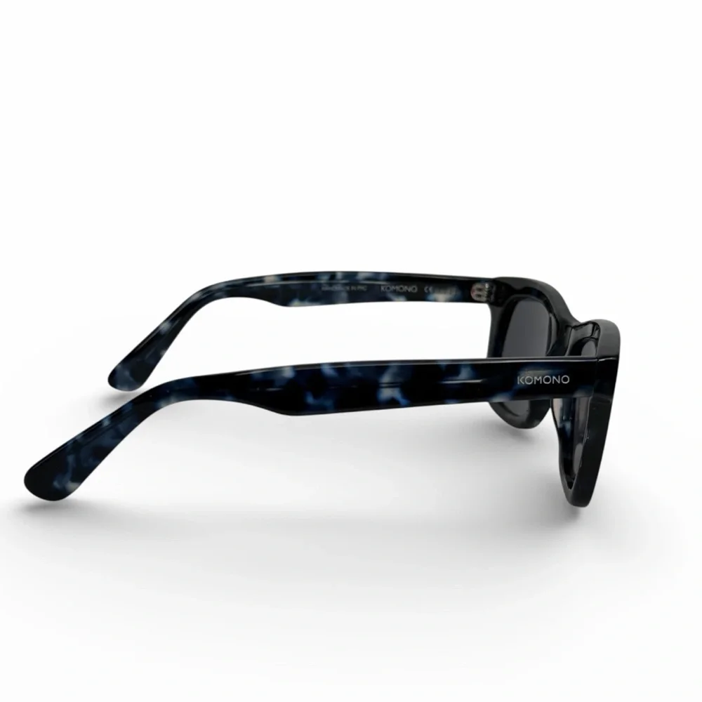 KOMONO The Allen Indigo Demi Sunglasses Blue Tortoise wayfarer UV400